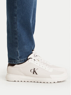 Calvin Klein Sneakersy Calvin Klein 3 Eva Runner Mesh YM0YM01264 Bílá