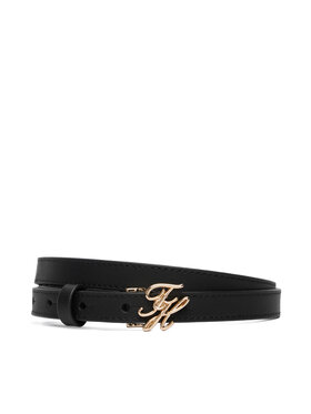 Tommy Hilfiger Pas Tommy Hilfiger Th Script 1.5 AW0AW18609 Črna