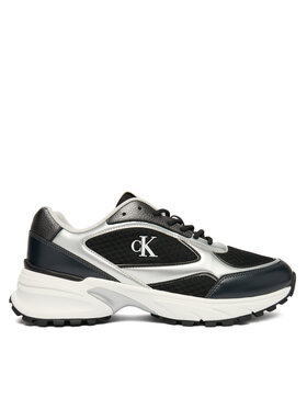Calvin Klein Sneakers Calvin Klein Hike Runner Laceup Mesh Mix Met YM0YM01402 Schwarz