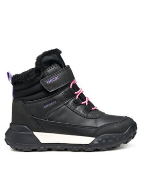 Geox Snehule Geox J Trekkyup B Ab J46M7A 0MEMS C9266 M Čierna