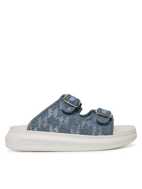 KARL LAGERFELD Шльопанці KARL LAGERFELD Kapri Slide KL62505A Голубий