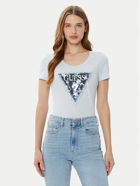 Guess Guess Футболка W5RI00 J1314 Голубий Regular Fit