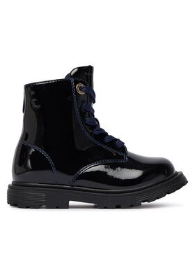 Tommy Hilfiger Schnürschuhe Tommy Hilfiger Lace-Up Bootie T1A5-34005-1237 M Dunkelblau