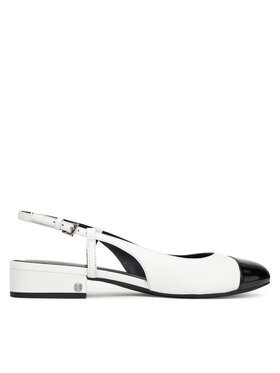 MICHAEL Michael Kors Balerīnas MICHAEL Michael Kors Perla 40R4PLFP1L Balts