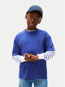 Tommy Hilfiger Tommy Hilfiger Camiseta Essential Archive KB0KB09646 D Azul Regular Fit