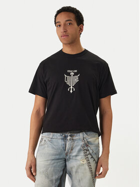 Versace Jeans Versace Jeans Camiseta 80GAHT14 Negro Regular Fit