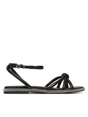 Guess Sandále Guess FLJSLO LEA03 Čierna