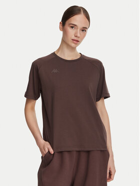 Kappa Kappa T-shirt 34258QW Smeđa Regular Fit