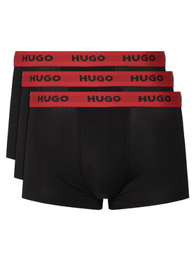 HUGO HUGO Conjunto de calzoncillos boxer Trunk Triplet 50532611 Negro