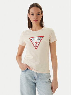 Guess Guess Футболка W1YI1B I3Z14 Оранжевий Regular Fit