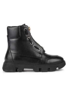 Geox Schnürschuhe Geox D Vilde D36UAB 00085 C9999 Schwarz