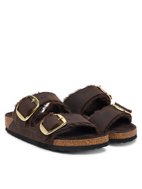 Birkenstock Παντόφλες Birkenstock Arizona Big Buckle 1032982 Σκούρο καφέ
