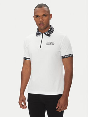 Versace Jeans Couture Versace Jeans Couture Поло 78GAGT02 Білий Regular Fit