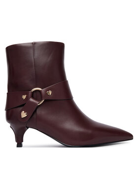 LOVE MOSCHINO Botine LOVE MOSCHINO JA21077G0PIA0552 Vișiniu