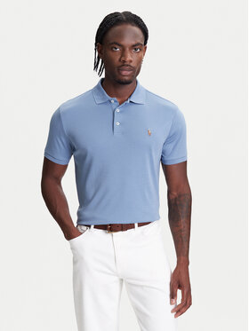 Polo Ralph Lauren Polo Ralph Lauren Поло 710704319169 Голубий Custom Slim Fit