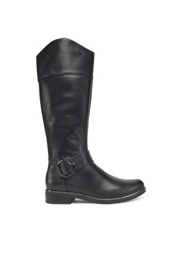 Caprice Čižmy vo vojenskom štýle Caprice 9-25517-45 Čierna