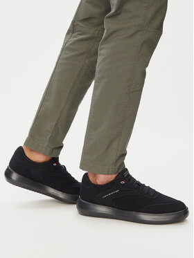 Tommy Hilfiger Sneakersy Tommy Hilfiger Th Modern Lightcup Knit FM0FM05886 Czarny