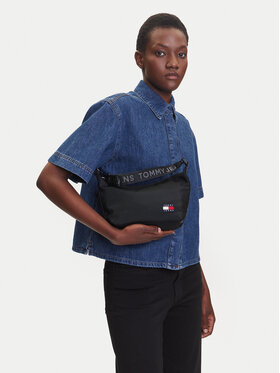 Tommy Jeans Ročna torba Tommy Jeans Tjw Ess Daily Shoulder Bag AW0AW17287 Črna