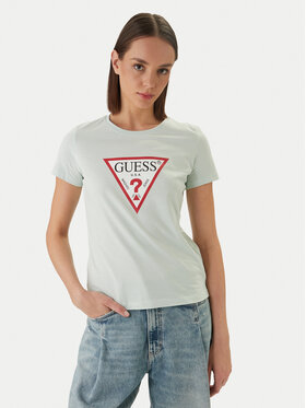 Guess Guess Футболка W1YI1B I3Z14 Зелений Regular Fit