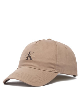 Calvin Klein Kepurė su snapeliu Calvin Klein Monologo Printed Baseball Cap LV04G5032G Smėlio