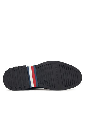 Tommy Hilfiger Обувки Tommy Hilfiger Corporate Casual Lth Deck Shoe FM0FM05979 Черен