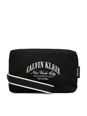 Calvin Klein Kozmetični kovček Calvin Klein Graphic Pouch LV04D1236G Črna