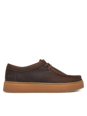 Clarks Туфлі Clarks Boxbee Walla 26328023 Коричневий