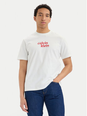 Calvin Klein Jeans Calvin Klein Jeans Camiseta SS 20S  LV04RG815G Blanco Regular Fit