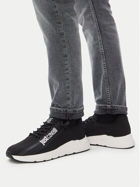 Just Cavalli Sneakersy Just Cavalli 80QA3SA2 ZSE70 Czarny