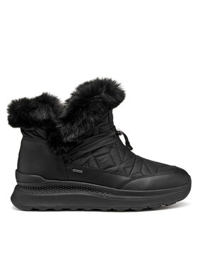 Geox Schnürschuhe Geox D Spherica Actif X2 D46WPB 0FU85 C9999 Schwarz