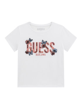 Guess Guess Футболка J6RI34 K6YW4 Білий Regular Fit