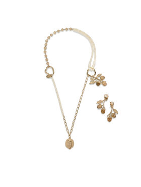 Weekend Max Mara Набір: ланцюжок і сережки Weekend Max Mara 2615751104650 Золотий