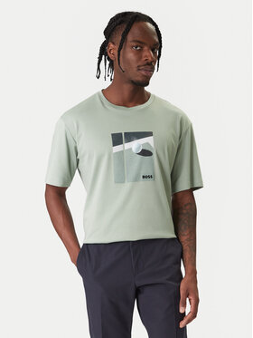 BOSS BOSS Camiseta Join 50554365 Verde Regular Fit