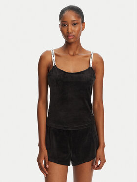 Juicy Couture Juicy Couture Топ Elina JCLCT125501 Чорний Slim Fit
