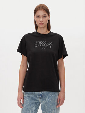 HUGO HUGO T-shirt Vintage Tee 50537239 Nero Relaxed Fit
