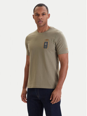Aeronautica Militare Aeronautica Militare Camiseta 261TS2534UJ00641 Verde Regular Fit