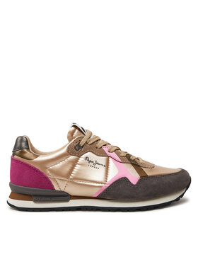 Pepe Jeans Sneakersy Pepe Jeans PLS40021 Béžová