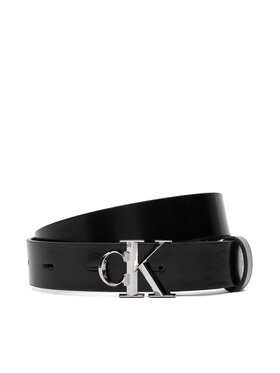 Calvin Klein Sieviešu josta Calvin Klein Facet Ck Buckle Shiny Strap 25Mm LV04F7080G Melns