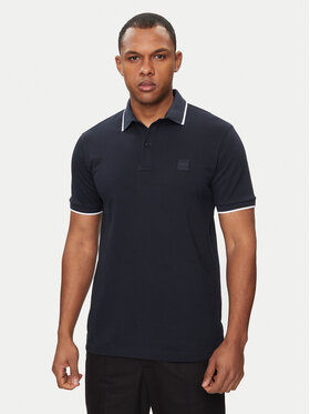 BOSS Boss Поло Passertip 50507699 Cиній Slim Fit