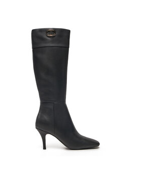 TWINSET Čižmy TWINSET 242TGT030 Čierna