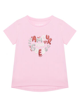 Guess Guess Футболка K6RI02 K6YW4 Рожевий Relaxed Fit