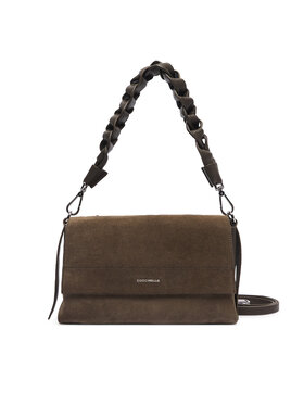 Coccinelle Ročna torba Coccinelle P6P Boheme Suede Bimaterial E1 P6P 12 01 01 Khaki
