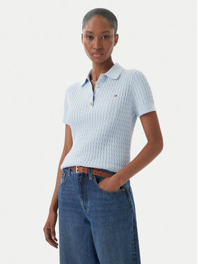 Tommy Hilfiger Tommy Hilfiger Polo WW0WW41474 Plava Regular Fit
