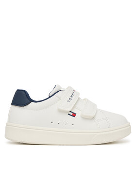Tommy Hilfiger Sneakers Tommy Hilfiger Low Cut Velcro Sneaker T1X9-35216-1355 M Weiß