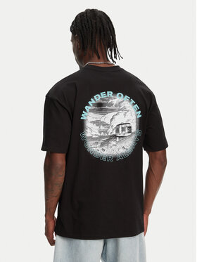 Hunter Hunter Футболка Rasputin HARM0057251 Чорний Relaxed Fit