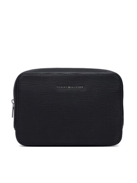 Tommy Hilfiger Kosmetický kufřík Tommy Hilfiger Th Business Saffiano Washbag AM0AM14803 Černá