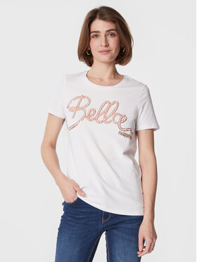 Fracomina Fracomina T-shirt FR23ST3003J401N5 Bianco Regular Fit