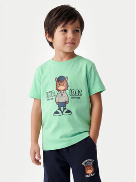 Beverly Hills Polo Club Beverly Hills Polo Club Футболка P-SS26B-TS0135 Зелений Regular Fit