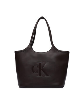 Calvin Klein Torebka Calvin Klein Bold Ck Shopper LV04F3562G Bordowy