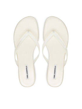 KARL LAGERFELD В'єтнамки KARL LAGERFELD Jelly Hell KL83006 VT1 Білий